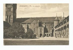 Königsberg (Pr.), Stadtkreis Königsberg  Königsberg, Schloßhof mit Blutgericht Königsberg, Schloß