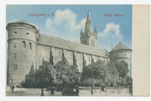 Königsberg (Pr.), Stadtkreis Königsberg  Königsberg (Pr.), Königliches Schloß IV (Westseite) Königsberg, Schloß