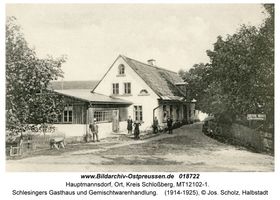 Hauptmannsdorf, Ort, Kreis Schloßberg