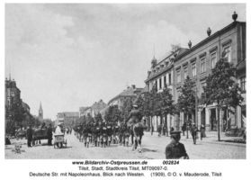 Tilsit, Stadt, Stadtkreis Tilsit Deutsche Straße  Tilsit, Napoleon-Haus, Deutsche Str. 24