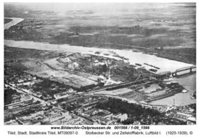 Tilsit, Stadt, Stadtkreis Tilsit Stolbecker Straße  Tilsit, Luftbilder und Panoramen