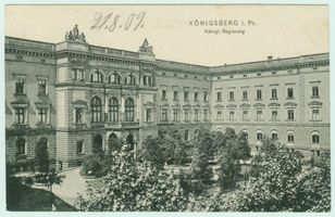 Königsberg (Pr.), Stadtkreis Königsberg  Königsberg. Königliche Regierung Königsberg, Nördliche Innenstadt westlich des Schloßteiches (Tragheim)