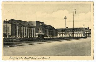 Königsberg (Pr.), Stadtkreis Königsberg Reichsplatz Königsberg (Pr.), Hauptbahnhof und Postamt Königsberg, Postamt