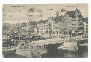 Königsberg (Pr.), Stadtkreis Königsberg  Königsberg (Pr.), Holzbrücke V Königsberg, Holzbrücke
