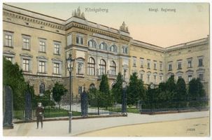 Königsberg (Pr.), Stadtkreis Königsberg  Königsberg, Königliche Regierung XI Königsberg, Nördliche Innenstadt westlich des Schloßteiches (Tragheim)