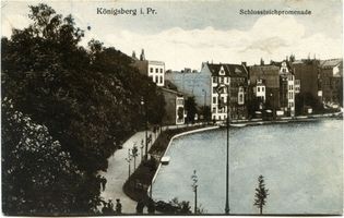 Königsberg (Pr.), Stadtkreis Königsberg Schlossteichpromenade Königsberg, Schlossteichpromenade XX Königsberg, Schloßteich