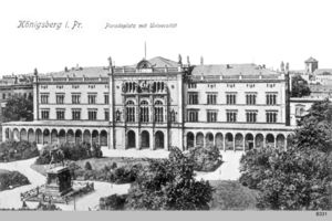 Königsberg (Pr.), Stadtkreis Königsberg Paradeplatz Königsberg, Paradeplatz mit Universität I Königsberg, Universität