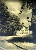 Tilsit, Stadt, Stadtkreis Tilsit  Tilsit, Schenkendorfplatz mit Denkmal und Rathaus XIX 