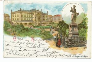 Königsberg (Pr.), Stadtkreis Königsberg  Königsberg (Pr.), Universität und Kant-Denkmal Königsberg, Universität