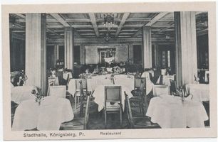 Königsberg (Pr.), Stadtkreis Königsberg  Königsberg, Stadthalle, Restaurant Königsberg, Stadthalle