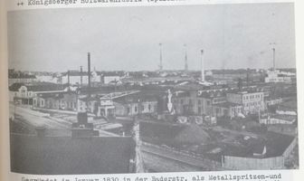 Königsberg (Pr.), Stadtkreis Königsberg  Königsberg, Rathshof, Waggonfabrik, südwestl. Blickrichtung, Luftbild Königsberg, Luftbilder