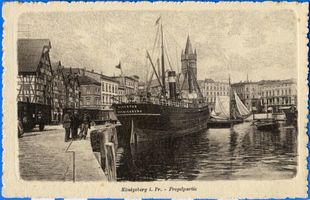 Königsberg (Pr.), Stadtkreis Königsberg  Königsberg (Pr.), Pregelpartie, Photo-Radierung Königsberg, Pregel