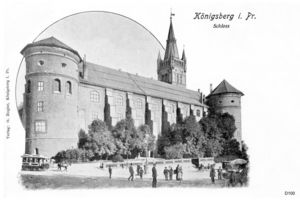 Königsberg (Pr.), Stadtkreis Königsberg  Königsberg, Schloß, Westseite VI 