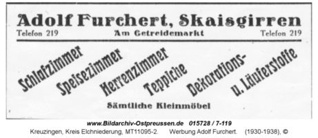 Kreuzingen, Kreis Elchniederung