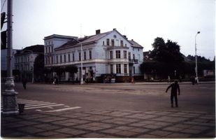 Tilsit, Stadt, Stadtkreis Tilsit  Tilsit (Советск), Am ehemaligen Hohen Tor - Bank der Ostpreußischen Landschaft 
