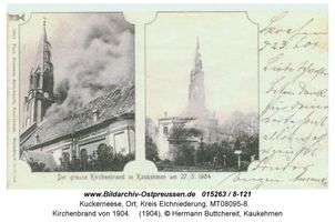 Kuckerneese, Ort, Kreis Elchniederung Am Markt