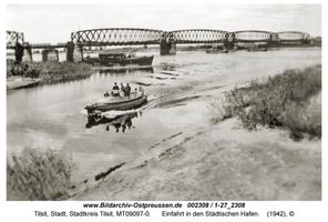 Tilsit, Stadt, Stadtkreis Tilsit   Tilsit, Eisenbahnbrücke