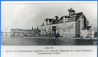 Königsberg (Pr.), Stadtkreis Königsberg  Königsberg, Neuer Silospeicher am Hafenbecken 4 X Königsberg, Speicher im Außenhafen