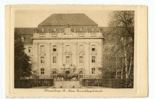 Königsberg (Pr.), Stadtkreis Königsberg Hansaring Königsberg (Pr.), Neues Gerichtsgebäude Königsberg, Hansaplatz und Umgebung