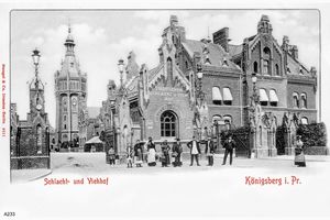 Königsberg (Pr.), Stadtkreis Königsberg  Königsberg, Schlacht und Viehhof II Königsberg, Schlachthof