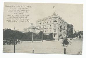 Königsberg (Pr.), Stadtkreis Königsberg Klapperwiese 1-2 Königsberg, Klapperwiese, Bahnhofshotel Königsberg, Hotels