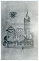Königsberg (Pr.), Stadtkreis Königsberg  Königsberg (Pr.), Schloß, Lithographie III Königsberg, Schloß