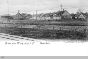 Königsberg (Pr.), Stadtkreis Königsberg  Königsberg, Nasser Garten Eisenbahn Königsberg, Alter und Nasser Garten