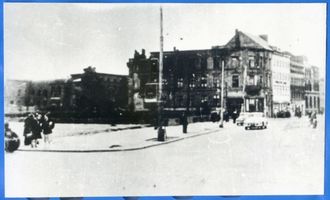 Königsberg (Pr.), Stadtkreis Königsberg Steindamm Königsberg (Pr.), Ecke Steindamm - Wrangelstraße Königsberg, Zweiter Weltkrieg und das Ende