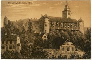 Königsberg (Pr.), Stadtkreis Königsberg  Königsberg (Pr.), Schloß, Zeichnung Königsberg, Schloß