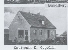 Königsberg (Pr.), Stadtkreis Königsberg  Liep, Königsberg Stadtkreis, Kaufmann E. Gogolin 