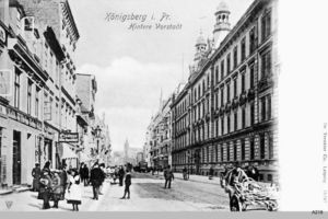 Königsberg (Pr.), Stadtkreis Königsberg Vorstädtische Langgasse (fr. Kronenstraßeḩ Vorstadt嚊� Vorstadt) 19 Königsberg, Hintere Vorstadt III 