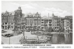 Königsberg (Pr.), Stadtkreis Königsberg Schlossteichpromenade  Königsberg, Schloßteich