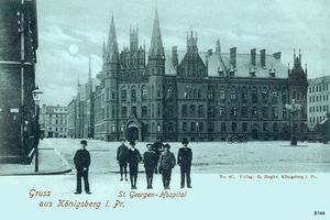 Königsberg (Pr.), Stadtkreis Königsberg Turnerstraße Königsberg, St.Georgen Hospital Königsberg, Krankenhäuser und Kliniken