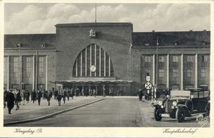 Königsberg (Pr.), Stadtkreis Königsberg Reichsplatz Königsberg (Pr.), Hauptbahnhof XIX Königsberg, Hauptbahnhof