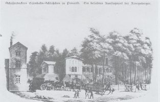 Königsberg (Pr.), Stadtkreis Königsberg  Königsberg, Ponarth, Schifferdeckers Eisenbahn-Schlößchen Königsberg, Stadtteil Ponarth