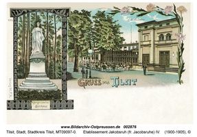 Tilsit, Stadt, Stadtkreis Tilsit   Tilsit, Park Jakobsruh, Park-Gaststätte