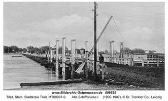 Tilsit, Stadt, Stadtkreis Tilsit   Tilsit, Alte Schiffbrücke