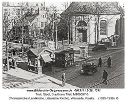 Tilsit, Stadt, Stadtkreis Tilsit Hohe Straße  Tilsit, Schenkendorfplatz