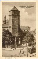 Königsberg (Pr.), Stadtkreis Königsberg  Königsberg (Pr.), Schloßpartie mit Denkmal Herzog Albrechts Königsberg, Schloß
