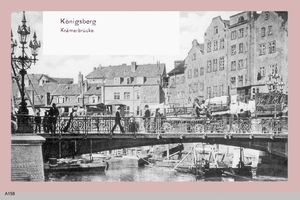 Königsberg (Pr.), Stadtkreis Königsberg Kneiph. Langgasse Königsberg, Krämerbrücke II Königsberg, Krämerbrücke