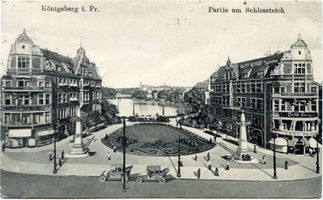 Königsberg (Pr.), Stadtkreis Königsberg  Königsberg, Partie am Schlossteich VII Königsberg, Schloßteich