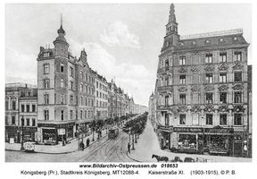 Königsberg (Pr.), Stadtkreis Königsberg Kaiserstraße  Königsberg, nicht verortete Bildmotive
