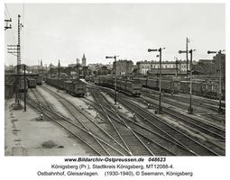 Königsberg (Pr.), Stadtkreis Königsberg   Königsberg, Bahnhöfe