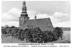 Tilsit, Stadt, Stadtkreis Tilsit   Tilsit, Deutsche Kirche (Deutschordens-Kirche, Stadtkirche, Alte Kirche)