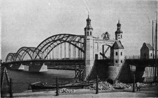 Tilsit, Stadt, Stadtkreis Tilsit  Tilsit, Bau der Königin-Luise-Brücke VI Tilsit, Luisen-Brücke