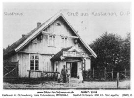 Kastaunen Kr. Elchniederung, Ort, Kreis Elchniederung