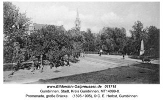 Gumbinnen, Stadt, Kreis Gumbinnen Hindenburgstraße (fr. Lindenstraße)  
