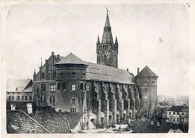 Königsberg (Pr.), Stadtkreis Königsberg  Königsberg (Pr.), Schloß Westseite XXIV Königsberg, Schloßkirche