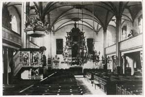 Königsberg (Pr.), Stadtkreis Königsberg  Königsberg (Pr.), Altroßgärter Kirche, Innenansicht Königsberg, Altstadtkirche