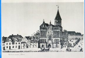 Königsberg (Pr.), Stadtkreis Königsberg  Königsberg (Pr.), Dom, Lithographie IV Königsberg, Dom